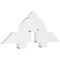 Ekena Millwork Ericson Architectural Grade PVC Gable Bracket, 48"W x 18"H x 2"D x 6"F, 9/12 Pitch GBP048X18X0206ERI00 - alternate 1
